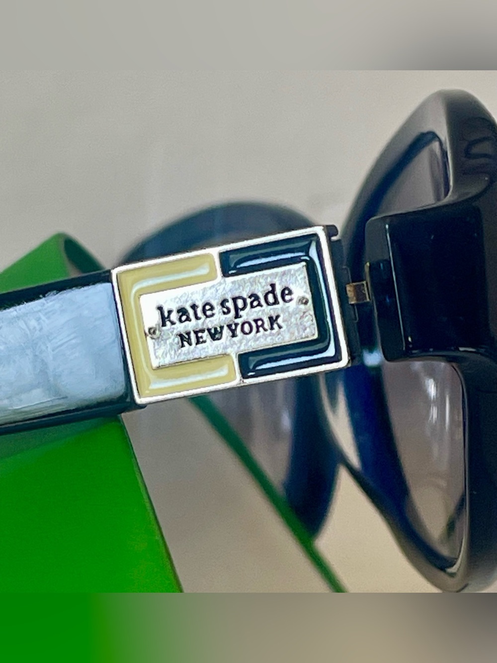 NIB KATE SPADE NEW YORK ANNIKA/S/US NAVY GRADIENT TINTED LENS GLD HDW SUNGLASSES - Picture 4 of 12